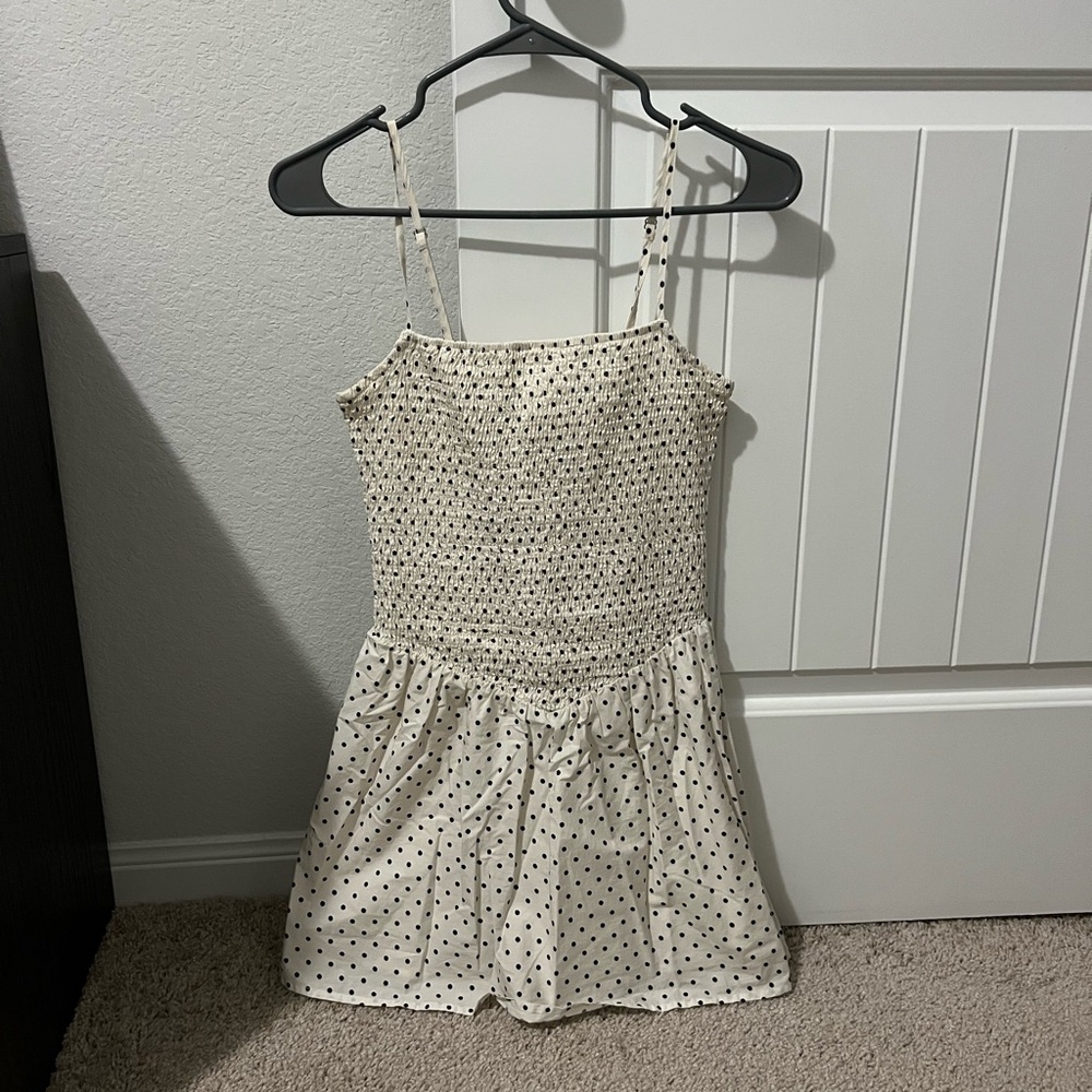 Women’s Polka Dot Drop Waist Dress